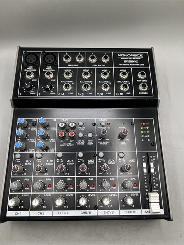 Monoprice Pro Audio Series 615810  10 Chanel Mixer With USB Item image 2