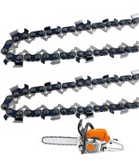 2 Pack 12-Inch Chainsaw Chain,3/8&quot; Lp Pitch .050&#39;&#39; Gauge 44 Drive Links,... - £25.29 GBP