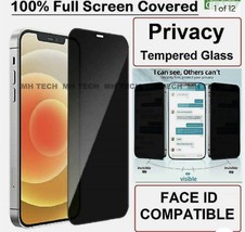 iPh 14 pro max Genuine HD Tempered Glass Screen with privacy for Apple iPhone 14 - £4.67 GBP