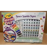 Crayola Space Sparkle Signs Glitter Dots Squish To Create Art Markers NI... - $9.49