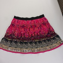 Roz & Ali Skirt Women's XL Multicolor A-Line Midi Elastic Waist Pull-On Skirt image 13