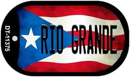 Rio Grande Puerto Rico State Flag Novelty Metal Dog Tag Necklace DT-11375 - £12.54 GBP