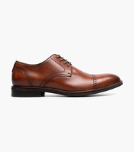 Stacy Adams Bailey Cap Toe Oxford Rich Leather Shoes Brandy 25750-226 image 3