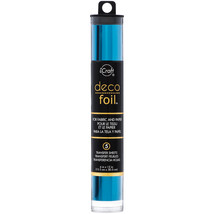 Deco Foil Transfer Sheets 6&quot;X12&quot; 5/Pkg Ocean Blue. - $9.81