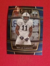 2022 Panini Select Draft Picks Micah Parsons #85 FREE SHIPPING - £1.46 GBP