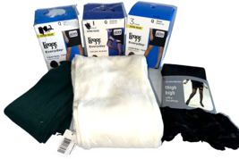 Leggs Sheer Control Top Pantyhose Stockings Tights Lot 9 Various Colors ... - $22.39
