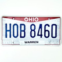  United States Ohio Warren County Passenger License Plate H0B 8460 - $16.18 CAD