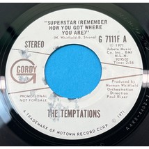 The Temptations Superstar 45 Soul Promo Gordy 7111F 1971 - £6.37 GBP