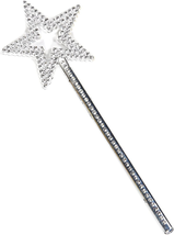 GIYOMI Star Wand 13 Inches Silver Fairy Princess Angel Wand Sticks for Girls ... - £6.09 GBP