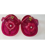 Build A Bear Shoes Pink Sandals BABW Pair Set Flip Flop Clear Glitter Fl... - $13.69 CAD
