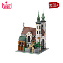 Medieval Andrew&#39;s Church Modular Building Blocks Set MOC Bricks Educational Toys - £179.34 GBP