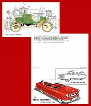 1954 Nash Rambler Custom HARDTOP/STATION Wagon Vintage Color Folding Post Card - £10.42 GBP