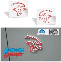 Hellcat Fender Emblem Overlay Decals - 2019-2023 Dodge Challenger SRT He... - $281.37 MXN