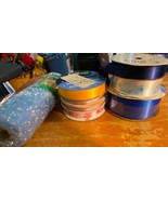 8 Roll&#39;s Offray Baby Gender Reveal Ribbon Variety Bridal Boy Girl Shower - $25.20 CAD
