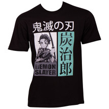 Demon Slayer Bold Men&#39;s T-Shirt Black - £25.14 GBP+