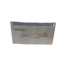 Memorex 50 Pack Of Slim Clear Jewel Cases For DVD Or CD.  Clear.  New Se... - $438.97 MXN