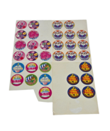 VINTAGE TREND SCRATCH N SNIFF STINKY SMELLY STICKERS LOT OF 33 HEARTS BI... - $38.97 CAD