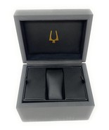 Bulova Hardcover Matte Grey Storage/Display Box - 5.4x4x4 - Heavy wear - $25.09 CAD
