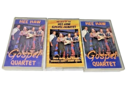 3 Hee Haw Gospel Gospel quartet cassettes Roy Clark Buck Owens Grandpa Jones etc - £7.62 GBP