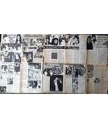 DONNY &amp; MARIE OSMOND ~ (14) B&amp;W Vintage ARTICLES from 1976-1978 ~ Clippings - $14.88 CAD