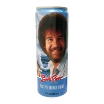 Bob Ross The Joy of Painting Positive Energy Beverage 12 ounce Can NEW U... - $4.99