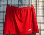 Yonex Women&#39;s Badminton Shorts Sports Pants Red [100/US:M] NWT 81PS001F - $40.41