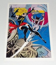 1978 Original Ms Marvel comic book pin-up poster:Cockrum art/Avengers mo... - $29.46