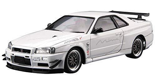 Mines Nissan Skyline GT R 2002 Model Kit 1 24 Scale AOSHIMA - $39.25