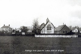 rs2978 - Lake Chuch &amp; Village , Isle of Wight - print 6x4 - $2.80