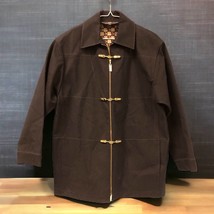 Vintage St. John Sport black gold toggle clip trench jacket women’s size P - $130.68