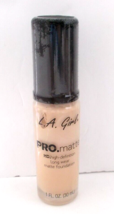 L.A. Girl Pro-Matte Foundation High Definition Long Wear GLM674 Natural ... - $6.43