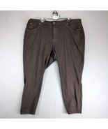 Kut from the Kloth Brown High Rise Ankle Skinny Pants Women&#39;s 22W Stretc... - $459.38 MXN
