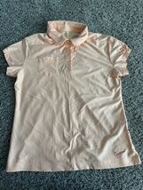 Nike Girls Golf Collared Orange Polo Short Sleeve Size Large Dri-fit - €11,13 EUR