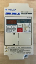 YASKAWA GPD305/J7 CIMR0J7AM20P7 VFD 3Φ IN/OUT 1HP 5.0A 230V  - $125.00