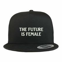Trendy Apparel Shop Flexfit XXL The Future is Female Embroidered 5 Panel Flatbil - £21.49 GBP