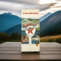 Colorado Texaco Gas Station Vintage Travel Road Trip USA Map Vacation - $9.95