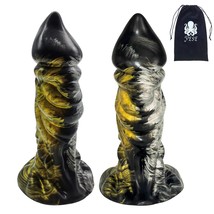 8.6&quot; Realistic Plug-In Retractable Monsters Dildo With Powerful Suction Cups For - £27.40 GBP