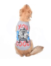 Star Wars for Pets &#39;You R2 Cool&#39; Gray Dog Tank | Star Wars Dog Shirt for Medium - £5.39 GBP