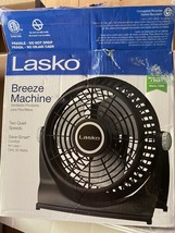 Lasko 507 10" Air Circulator Wind Machine Floor Fan 2 Speeds Black 360 Pivoting - $18.99
