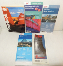 Vintage AAA Travel Road Maps Tour Book 1992-Early 2000&#39;s Lot of 5 - £9.43 GBP