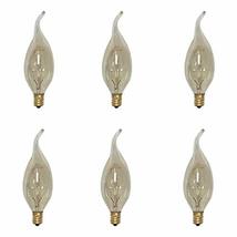 Royal Designs Vintage Antique Golden Smoke Flame Candelabra Style Base I... - $3.91+