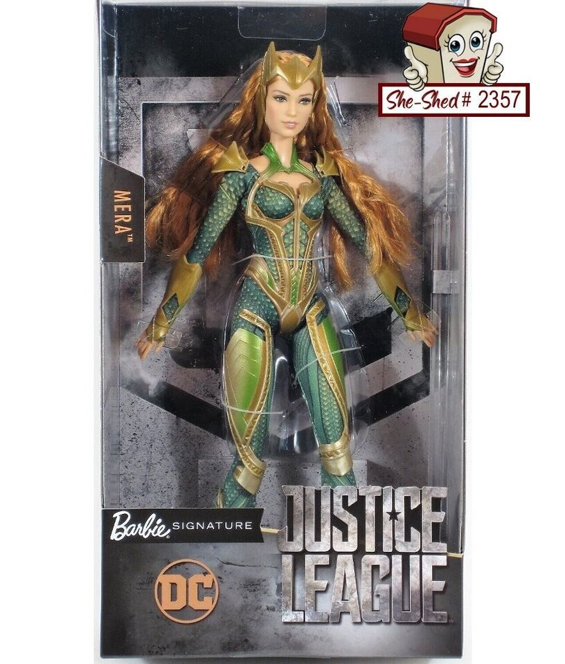 Primary image for Justice League Barbie 2017 Xebel Princess Mera Wonder Woman Barbie DYX58 Mattel