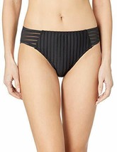 MSRP $67 Kenneth Cole Hipster Bikini Bottom Black Illusionist Size Small - £10.72 GBP