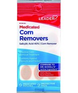 Leader Medicated Corn Removers Pads with 40% Salicylic Acid 9 Medicated ... - $5.99
