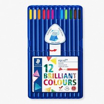 ColorEase 12-Pack: Ergonomic Pencils with Stand-Up Easel Case - £64.75 GBP