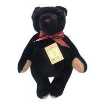 Vintage Hermann Germany Mohair Articulated Black Teddy Bear Limited Ed 500 U20 - £25.85 GBP