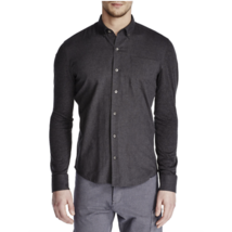NWT Nordstrom Mens 3XL XXXL WRK Solid Heather ReWorked Shirt in Charcoal - £27.09 GBP