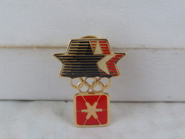 1984 Summer Olympic Games Sponsor Pin - Pacific Telesis - Celluloid Pin  - £11.73 GBP