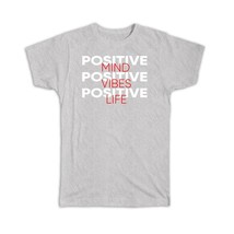 Positive Vibes : Gift T-Shirt Balanced Life Mind Anti Stress Chill Out Office Pa - £19.97 GBP