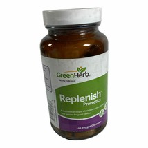 Green Herb - Replenish Probiotics - 120 Vegetarian Capsules - £23.81 GBP